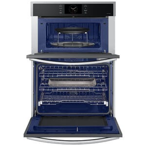 Samsung 30 in. 7 cu. ft. Smart Speed/ Steam Electric Microwave/Wall Oven Combo with Dual Convection & Sensor Cooking - Stainless Steel, , hires
