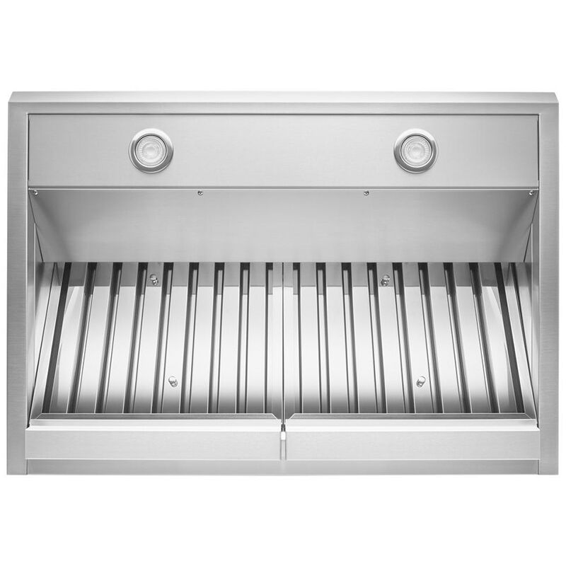 KitchenAid 36 in. Ducted Canopy Pro Style Style Range Hood with 4 Fan Speeds & 2 LED Lights - Stainless Steel, , hires