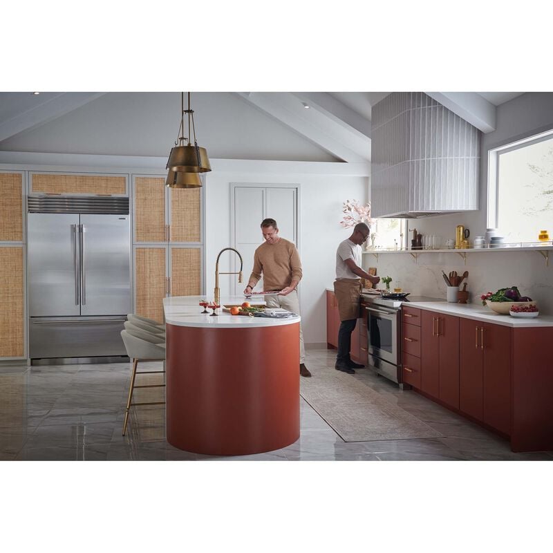 Wolf 42 in. Ducted Standard Style Range Hood with 2 LED Lights - Stainless Steel, , hires