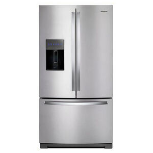 Whirlpool 36 in. 26.8 cu. ft. French Door Refrigerator with External Ice & Water Dispenser- Stainless Steel, Stainless Steel, hires