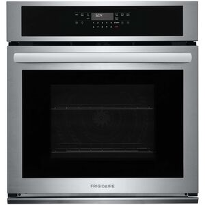 Frigidaire 27 in. 3.8 cu. ft. Electric Single Wall Oven with Standard Convection - Stainless Steel, Stainless Steel, hires