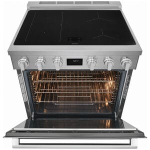 Electrolux 30 in. 4.6 cu. ft. True European Convection Electric Range with 4 Induction Burners - Stainless Steel, , hires