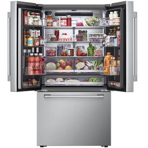 LG Studio 36 in. 26.5 cu. ft. Smart Counter Depth French Door Refrigerator with Internal Water Dispenser - PrintProof Stainless Steel, PrintProof Stainless Steel, hires