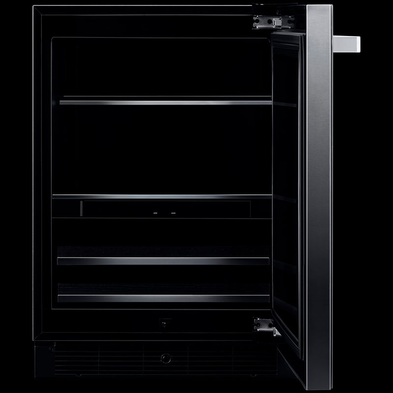 JennAir Noir Series 24 in. 5.0 cu. ft. Built-In Beverage Center with Fixed Shelves & Digital Control - Black, , hires