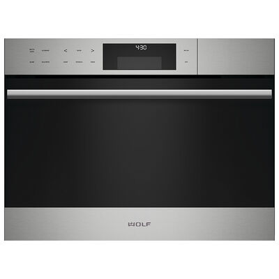 Wolf E Series 24 in. 1.8 cu. ft. Electric Wall Oven with Standard Convection - Stainless Steel | CSO24TESTH