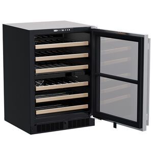 Marvel 24 in. Undercounter Wine Cooler with Dual Temperature Zones & 40 Bottle Capacity - Stainless Steel, , hires