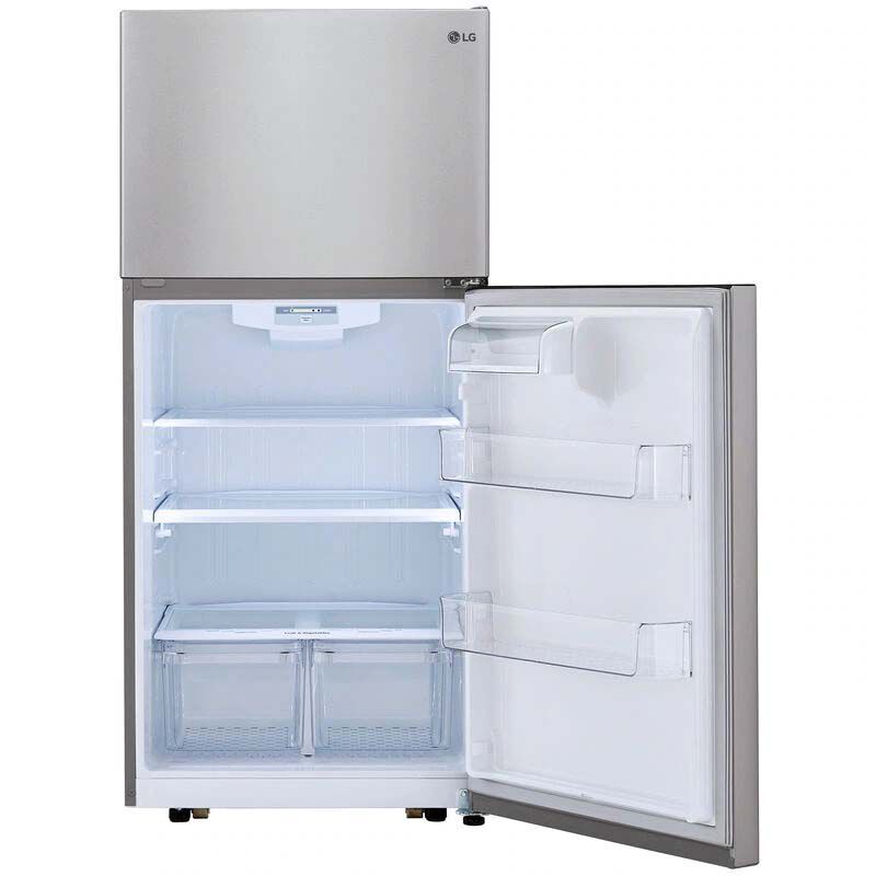 LG 30 in. 20.2 cu. ft. Top Freezer Refrigerator - Stainless Steel, Stainless Steel, hires