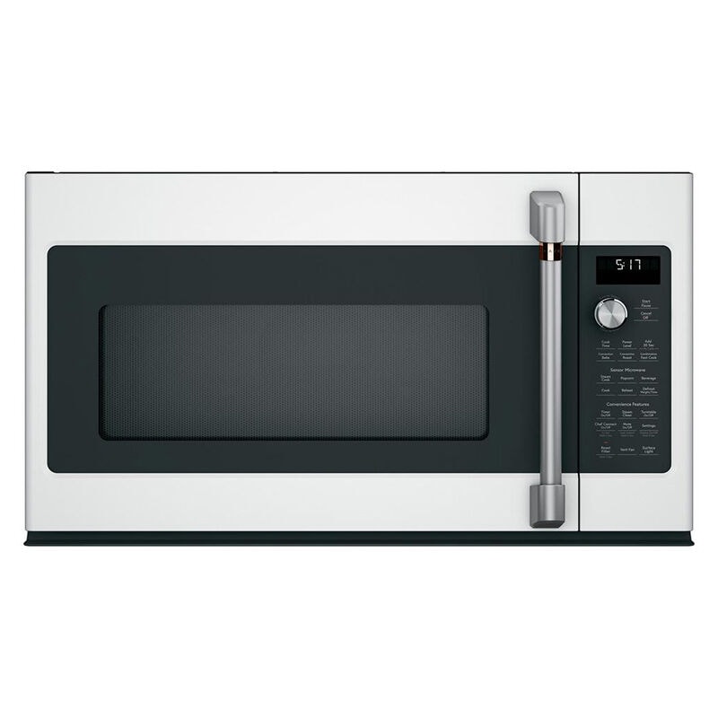 Cafe Over the Range Microwave Handle and Knob Set - Brushed Stainless Steel, , hires