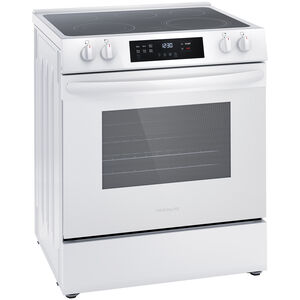 Frigidaire 30 in. 5.3 cu. ft. Electric Range with Smoothtop Burners - White, White, hires