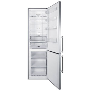 Summit 24 in. 11.7 cu. ft. Counter Depth Bottom Freezer Refrigerator - Stainless Steel, , hires