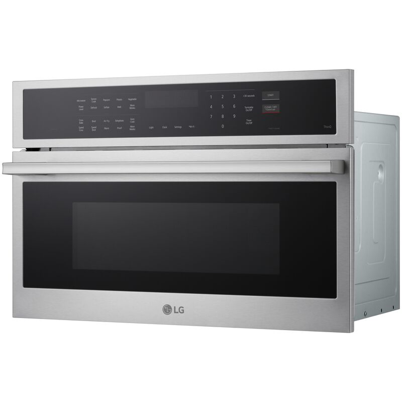 LG 30 in. 1.7 cu. ft. Smart Speed Electric Single Wall Oven with Standard Convection & Sensor Cooking - Stainless Steel, , hires