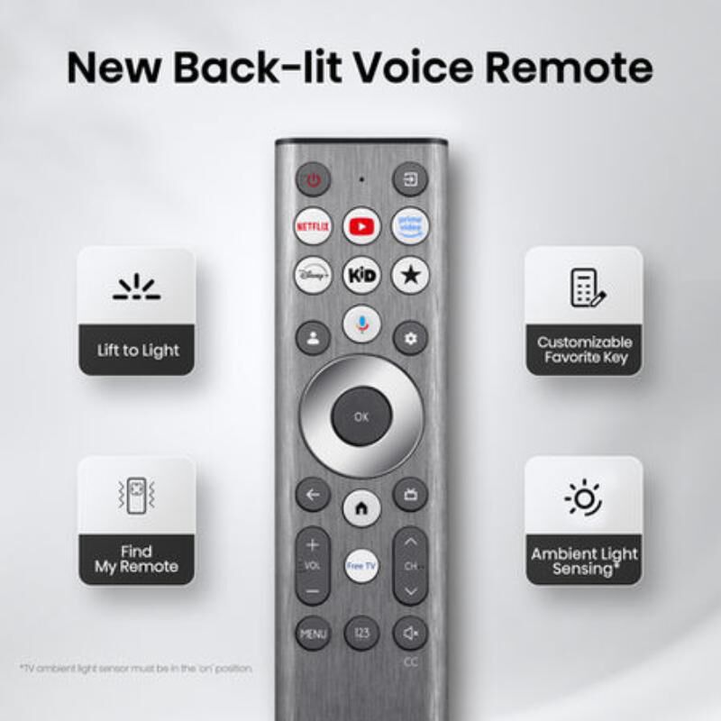 Hisense - 75" Class UR9 Series RGB Mini LED 4K UHD Smart Google TV, , hires