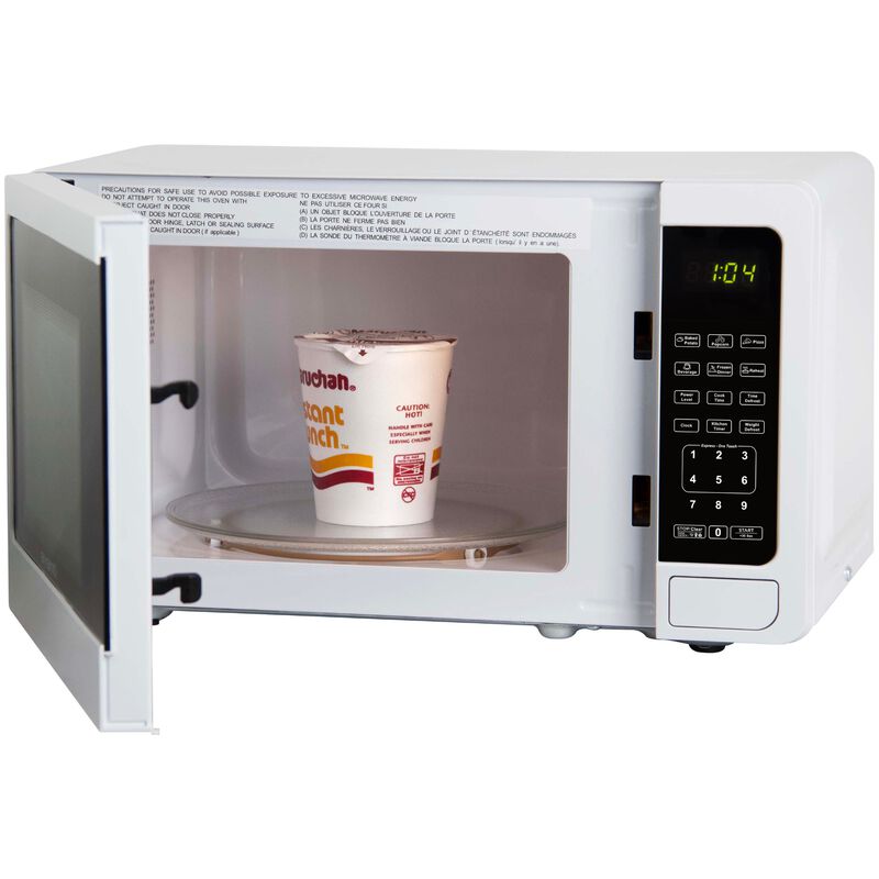 Avanti 18 in. 0.7 cu. ft. 700W Countertop Microwave - White, White, hires