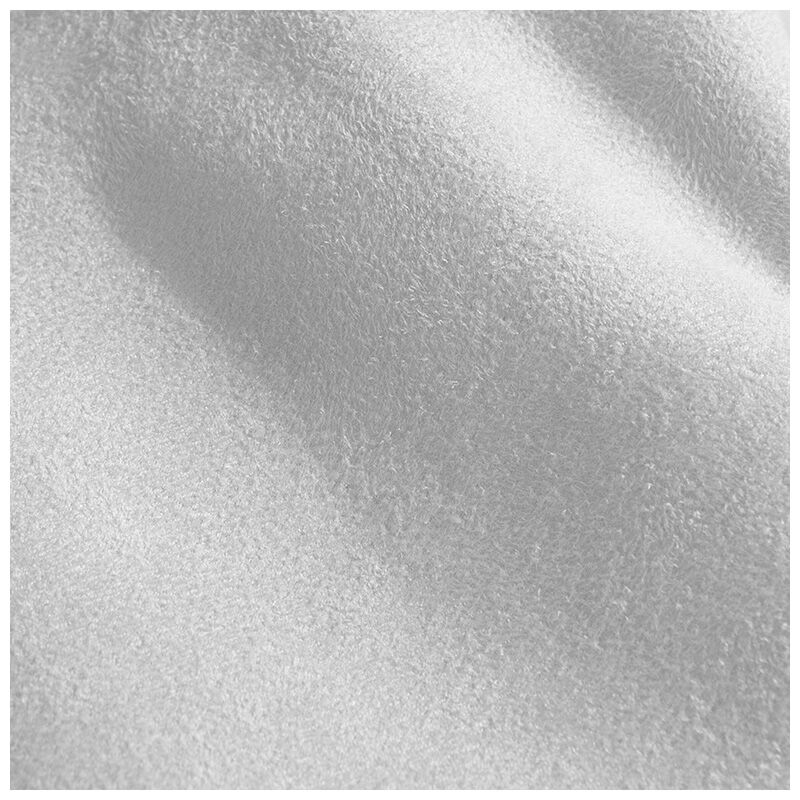 Skyline Furniture Nail Button Micro-Suede Fabric Upholstered Full Size Bed - White, White, hires