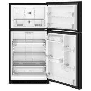 Maytag 33 in. 21.3 cu. ft. Garage-Ready Top Freezer Refrigerator - Black, Black, hires