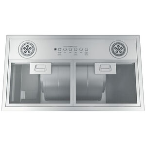 GE 20 in. Standard Style Range Hood with 4 Speed Settings & 2 LED Light - Stainless Steel, , hires