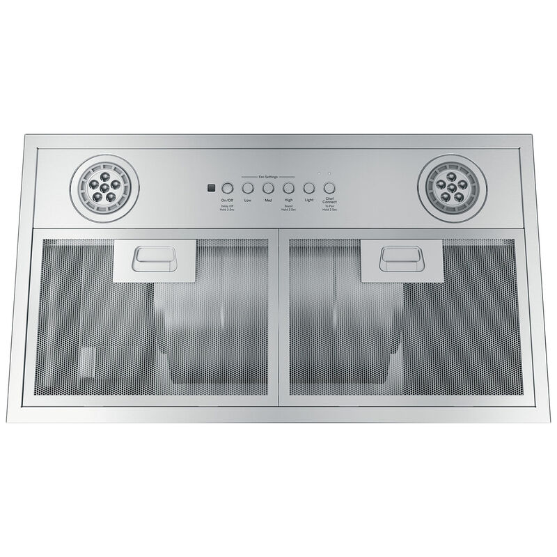 GE 20 in. Convertible Standard Style Range Hood with 390 CFM, 4 Fan Speeds & 2 LED Lights - Stainless Steel, , hires
