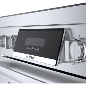 Bosch 800 Series 30 in. 3.9 cu. ft. Convection Oven Freestanding Electric Range with 4 Induction Burners - Stainless Steel, , hires