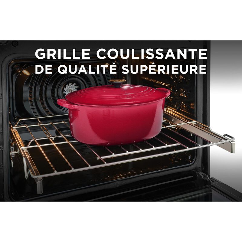 Frigidaire Professional 30 in. 10.6 cu. ft. Smart Top Control Steam Electric Double Wall Oven with True European Convection - Stainless Steel, , hires