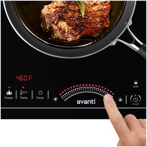 Avanti Induction Cooktop 1,800 Watt Portable Hot Plate - Black, , hires