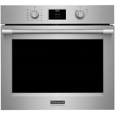 Frigidaire Professional 30 in. 5.3 cu. ft. Electric Wall Oven with True European Convection & Self Clean - Stainless Steel | PCWS3080AF