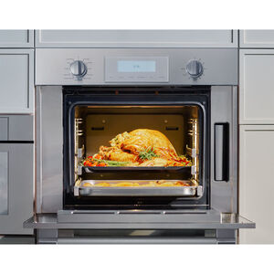 Thermador Professional Series 30 in. 2.8 cu. ft. Electric Smart Wall Oven with True European Convection & Self Clean - Stainless Steel, , hires