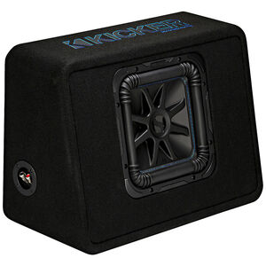 Kicker Ported enclosure with one Solo-Baric L7S Series 2-ohm 10" subwoofer, , hires