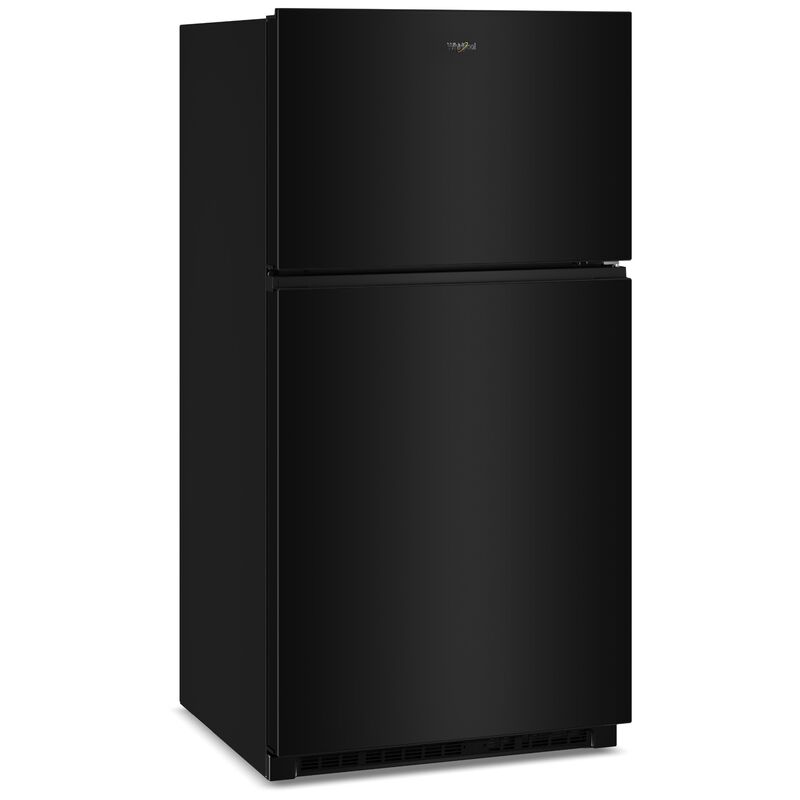 Whirlpool 33 in. 21.3 cu. ft. Top Freezer Refrigerator - Black, Black, hires