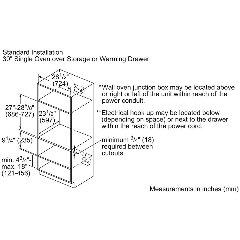 Bosch 800 Series 30 in. 4.6 cu. ft. Smart Electric Single Wall Oven with True European Convection - Stainless Steel, , hires
