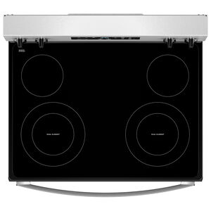 Whirlpool 30 in. 5.3 cu. ft. Oven Freestanding Electric Range with 4 Radiant Burners - Stainless Steel, Stainless Steel, hires
