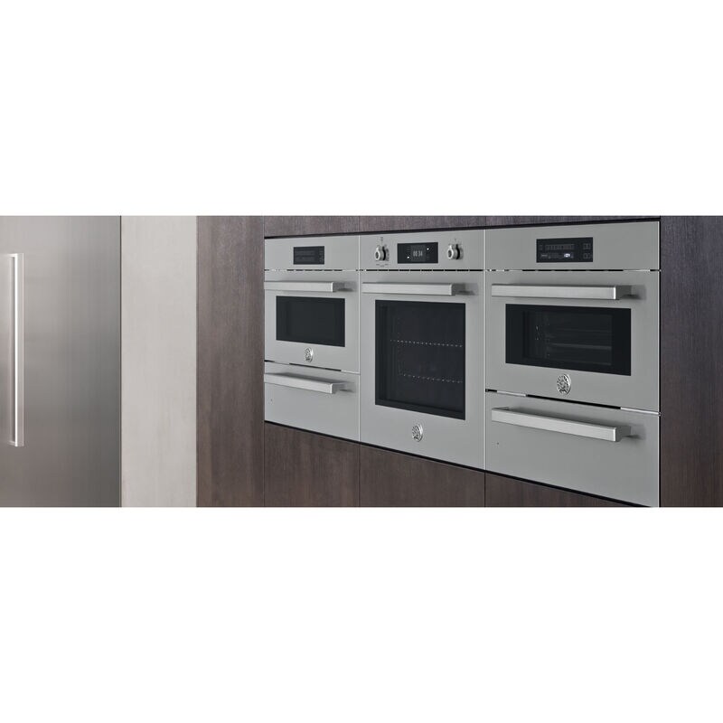 Bertazzoni Professional Series 30 in. 1.3 cu. ft. Steam Electric Single Wall Oven with Standard Convection - Stainless Steel, , hires