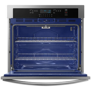 Samsung 30 in. 5.1 Cu. Ft. Electric Smart Wall Oven with Self Clean - Stainless Steel, Stainless Steel, hires