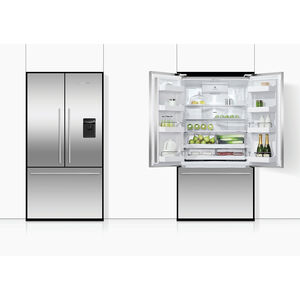Fisher & Paykel Series-7 36 in. 20.1 cu. ft. Smart Counter Depth French Door Refrigerator with External Water Dispenser- Stainless Steel, , hires
