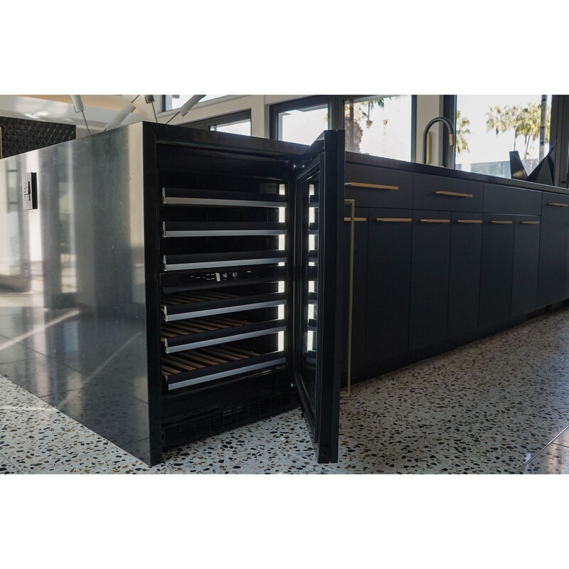 JennAir 24 in. Undercounter Wine Cooler with Wood Racks, Dual Temperature Zones & 45 Bottle Capacity - Custom Panel Ready, , hires