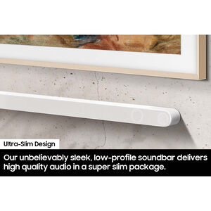 Samsung 3.1.2 Channels Dolby Atmos Smart Sound Bar with Bluetooth & Wireless Subwoofer - White, White, hires