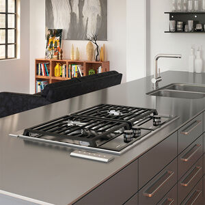Wolf Transitional 15 in. 1-Burner Natural Gas Cooktop with Power Burner - Stainless Steel, , hires