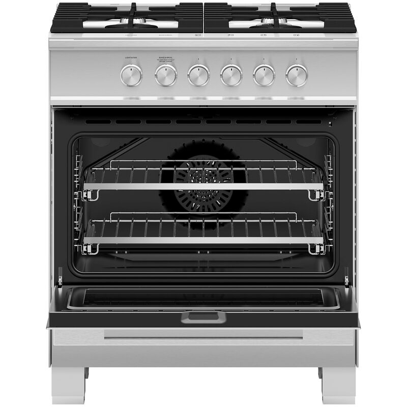 Fisher & Paykel Series 7 36 in. 4.9 cu. ft. Standard Convection Gas Range with 5 Sealed Burners - Stainless Steel, , hires