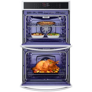LG 30 in. 9.4 cu. ft. Smart Front Control Electric Double Wall Oven with Standard Convection - PrintProof Stainless Steel, , hires