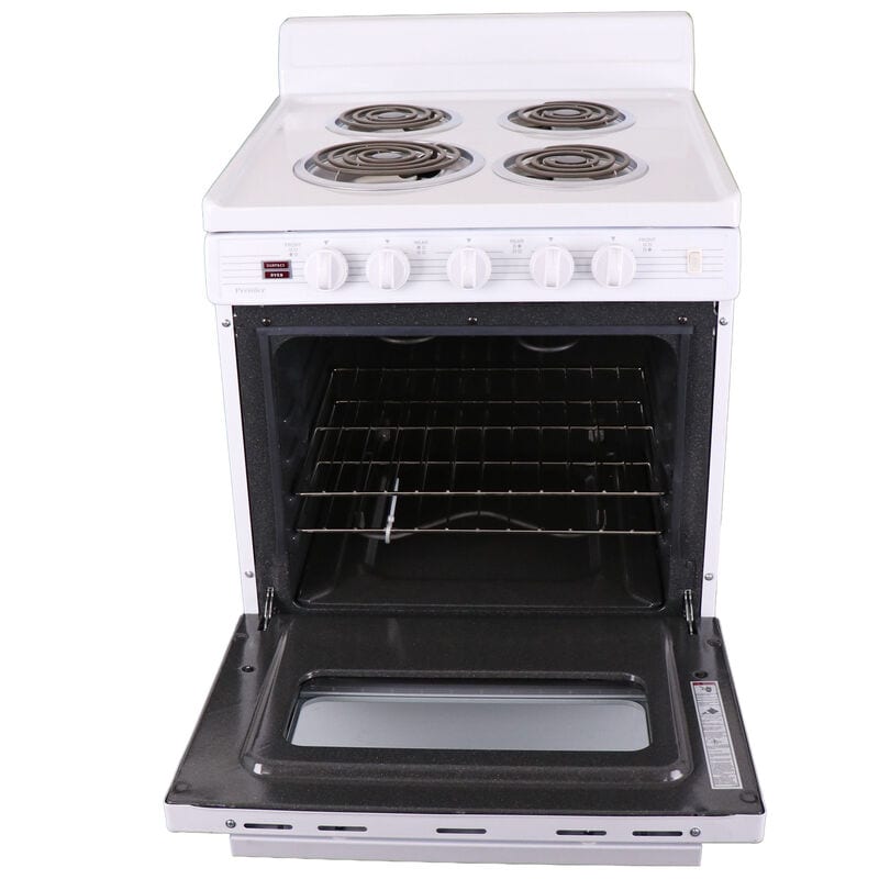 Premier 24 in. 2.9 cu. ft. Electric Range with Coil Burners - White, , hires