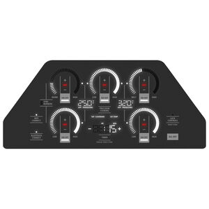 Monogram 36 in. 5-Burner Smart Induction Cooktop with Power Burner - Black, , hires