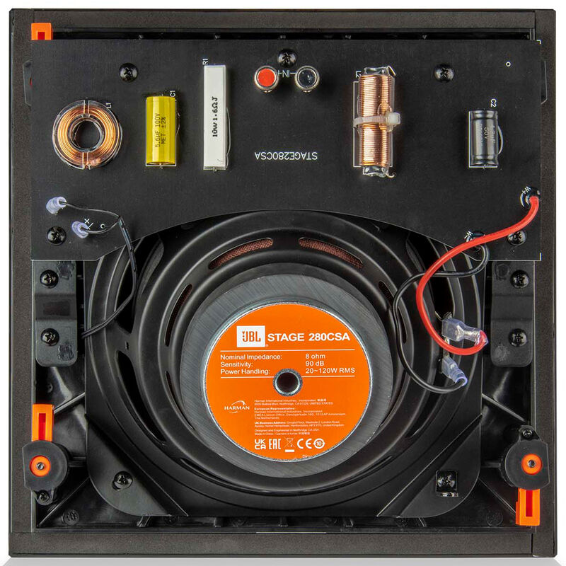 JBL Stage 280CSA 2-Way 8 in. (200mm) Angled In-Ceiling Loudspeaker - Black, , hires