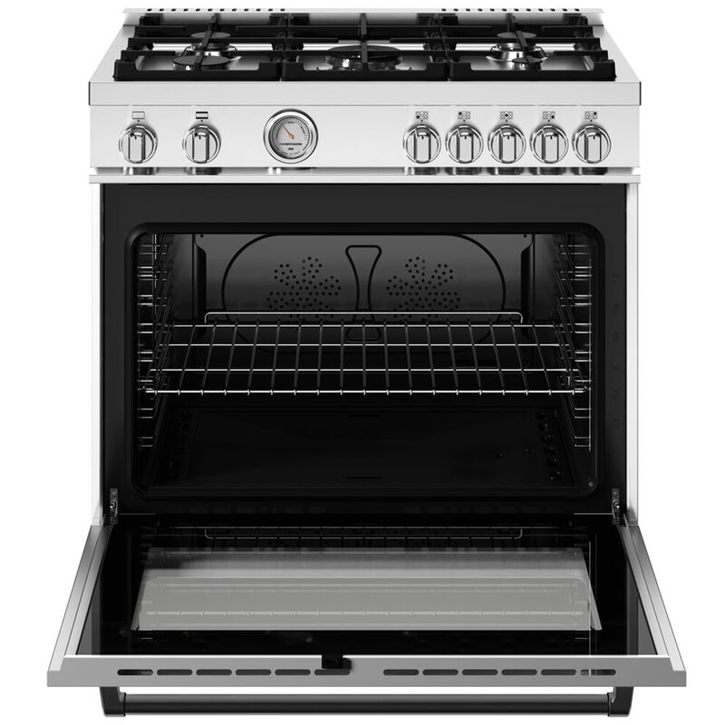Bertazzoni Master Series 36 in. 5.9 cu. ft. Convection Oven Freestanding LP Gas Range with 5 Sealed Burners - Matte White, , hires