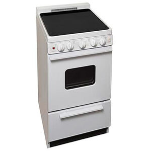 Premier 20 in. 2.4 cu. ft. Electric Range with Smoothtop Burners - White, , hires