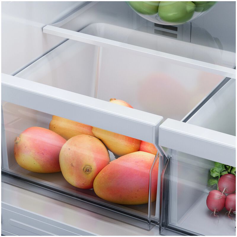 Midea 30 in. 18.4 cu. ft. French Door Refrigerator - White, White, hires
