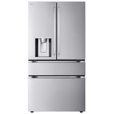 LG 36 in. 28.6 cu. ft. Smart 4-Door French Door Refrigerator with Ice & Water Dispenser - PrintProof Stainless Stee | LF29N8330S