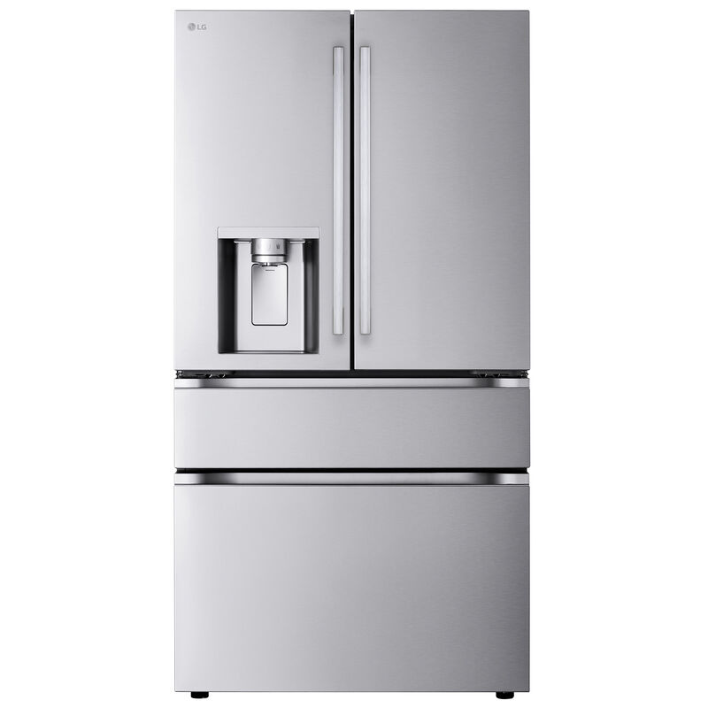 LG 36 in. 28.6 cu. ft. Smart 4-Door French Door Refrigerator with Ice & Water Dispenser - PrintProof Stainless Stee, , hires