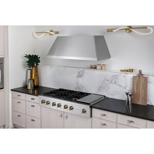 Monogram Professional Series 48 in. 6-Burner Natural Gas Rangetop with Griddle, Simmer Burner & Power Burner - Stainless Steel, , hires