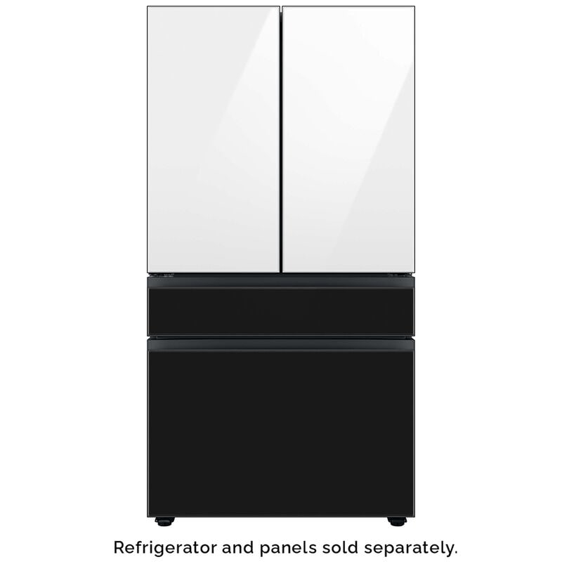 Samsung BESPOKE 4-Door French Door Top Panel for Refrigerators - White Glass, , hires