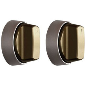 Wolf 30 in. M Series Pro Oven Brushed Brass Knob Kit, , hires