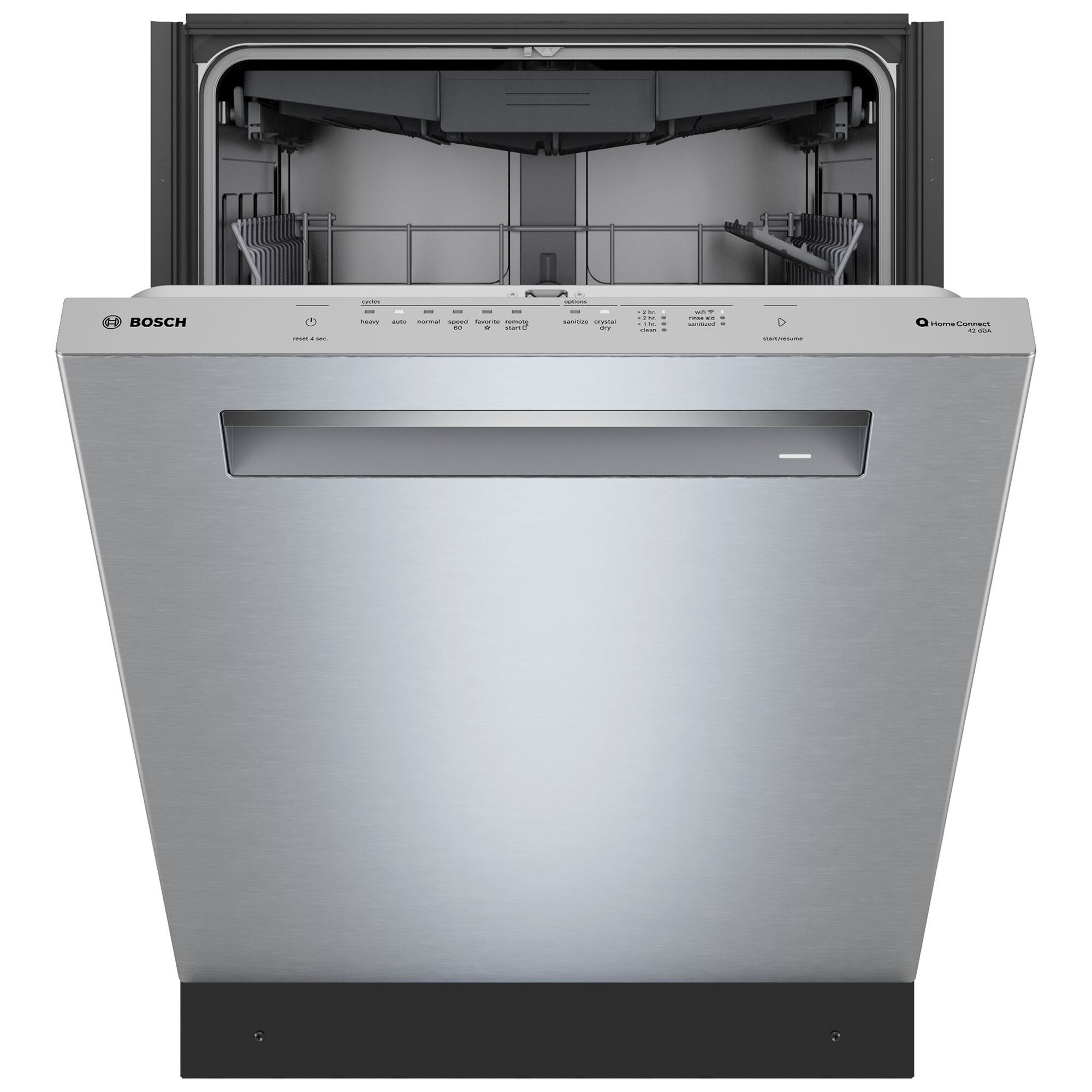 Bosch 800 Series 24 in. Top Control Smart Dishwasher with 42 dBA